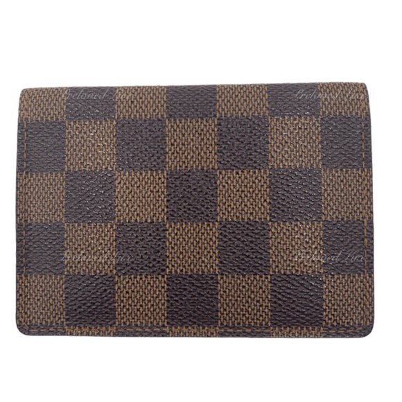 LOUIS VUITTON Damier Ebene Bifold Card Case - Picture 1 of 17